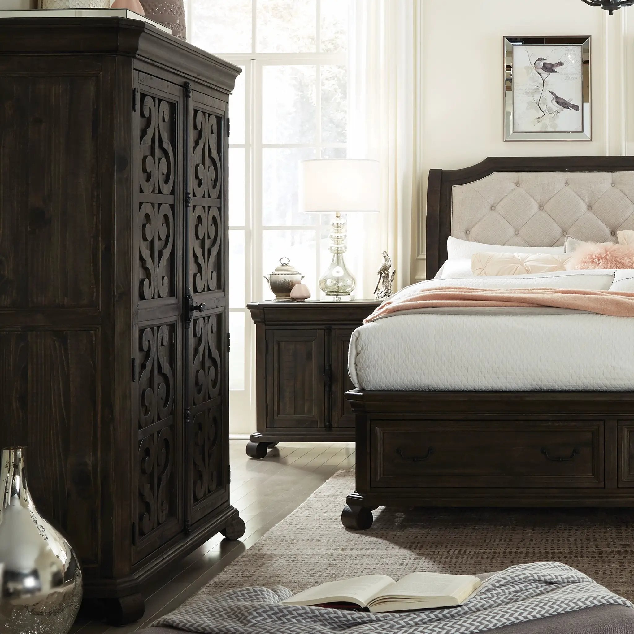 Bellamy - Door Chest - Peppercorn by Unique Piece Furniture