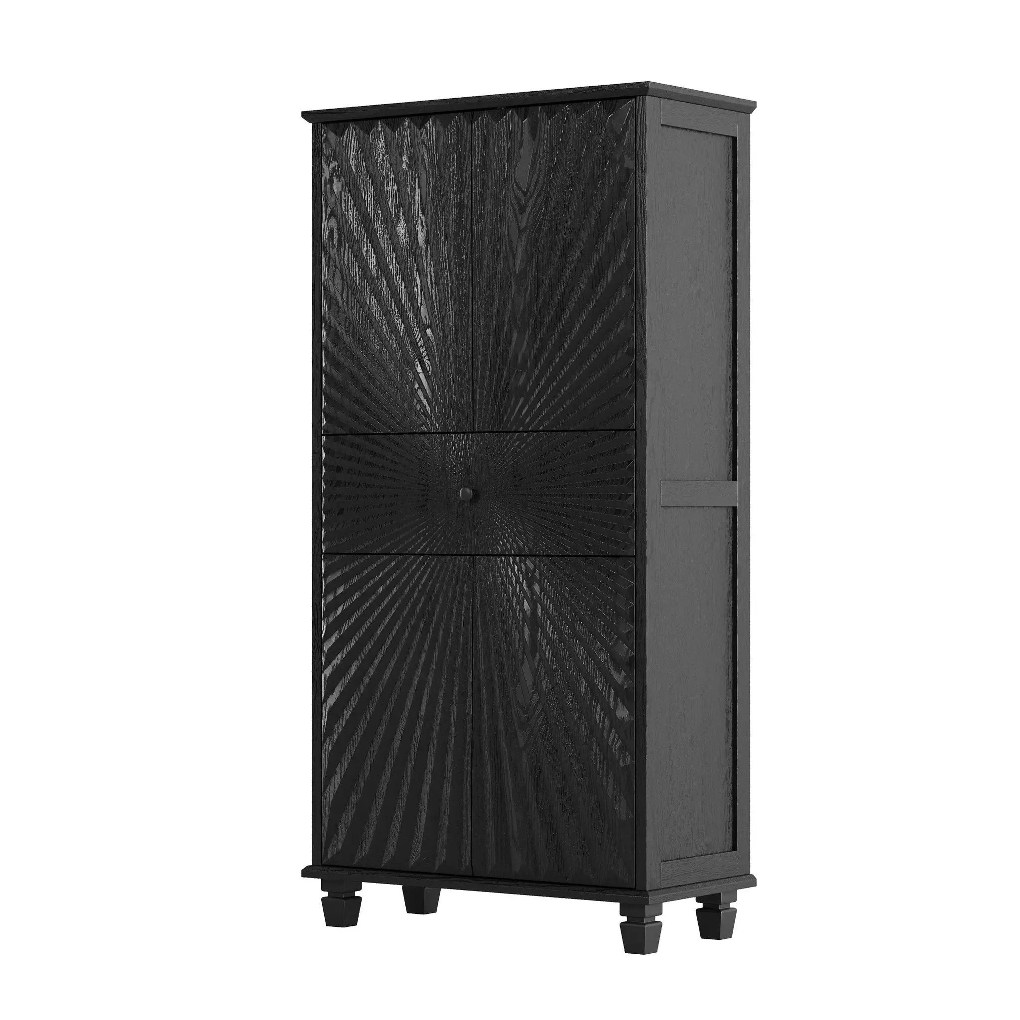 64.5'' Tall Accent 4-Door Cabinet by HouseOfZazla