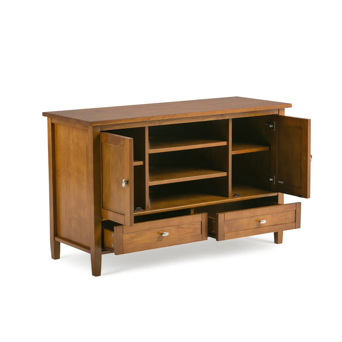 Warm Shaker - Transitional Style TV Media Stand by HouseOfZazla