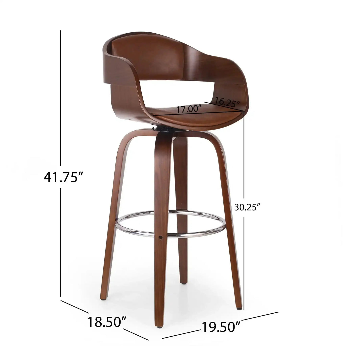 Modern Bar Stool with Swivel Function by HouseOfZazla