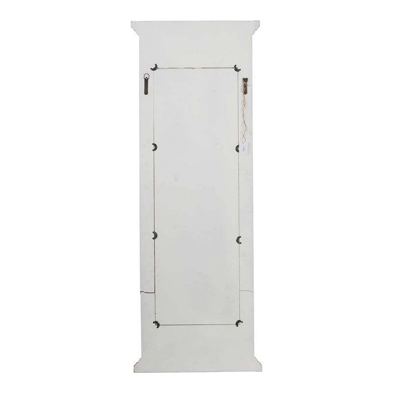 Full Length Mirror With Solid Wood Frame, Floor Mirror For Living Room Bedroom Entryway - White by HouseOfZazla