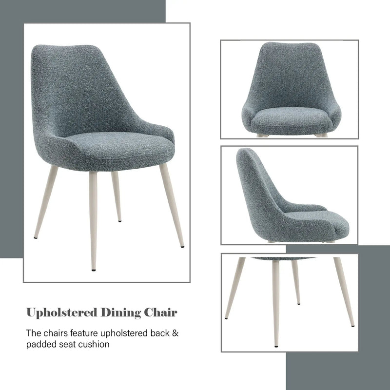 Table Side Chair - Light Blue by HouseOfZazla