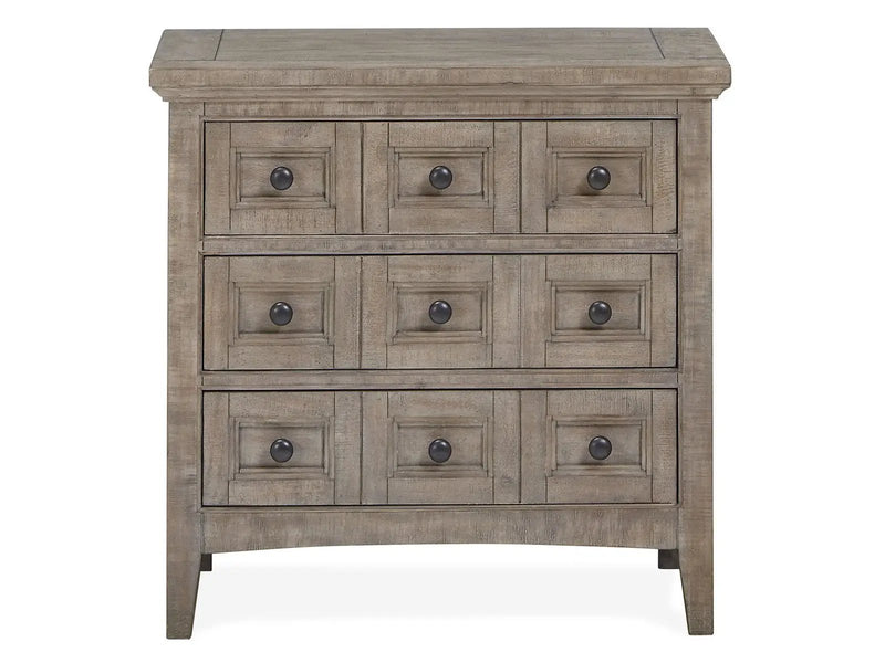 Paxton Place - Wood Drawer Nightstand - Dove Tail Gray by Unique Piece Furniture