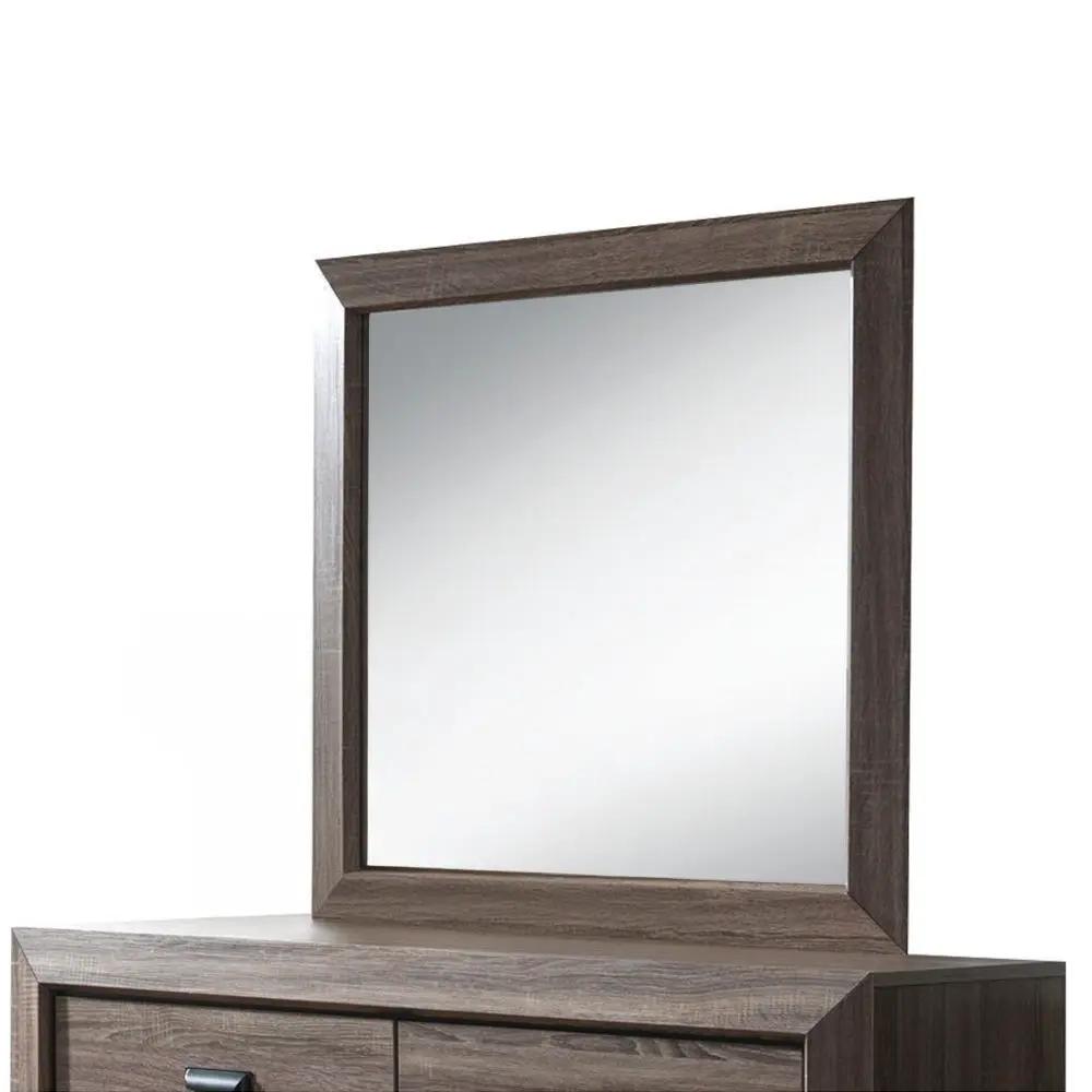 Lyndon - Mirror - Weathered Gray Grain by Unique Piece Furniture