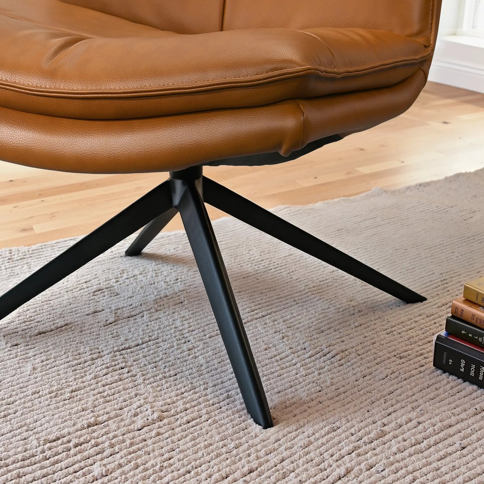 Oakland Mid-Century Modern Swivel Chair by HouseOfZazla