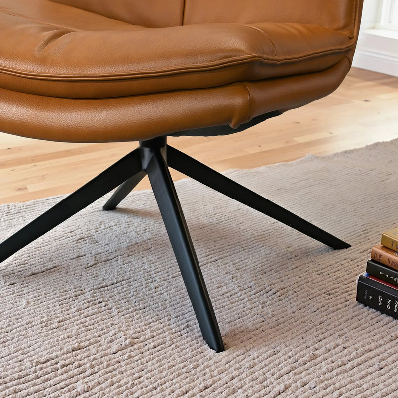 Oakland Mid-Century Modern Swivel Chair by HouseOfZazla