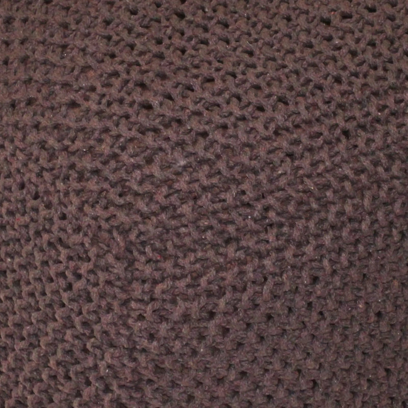 Semi Rounded Pouf Cable Knitted Perfect Seating by HouseOfZazla