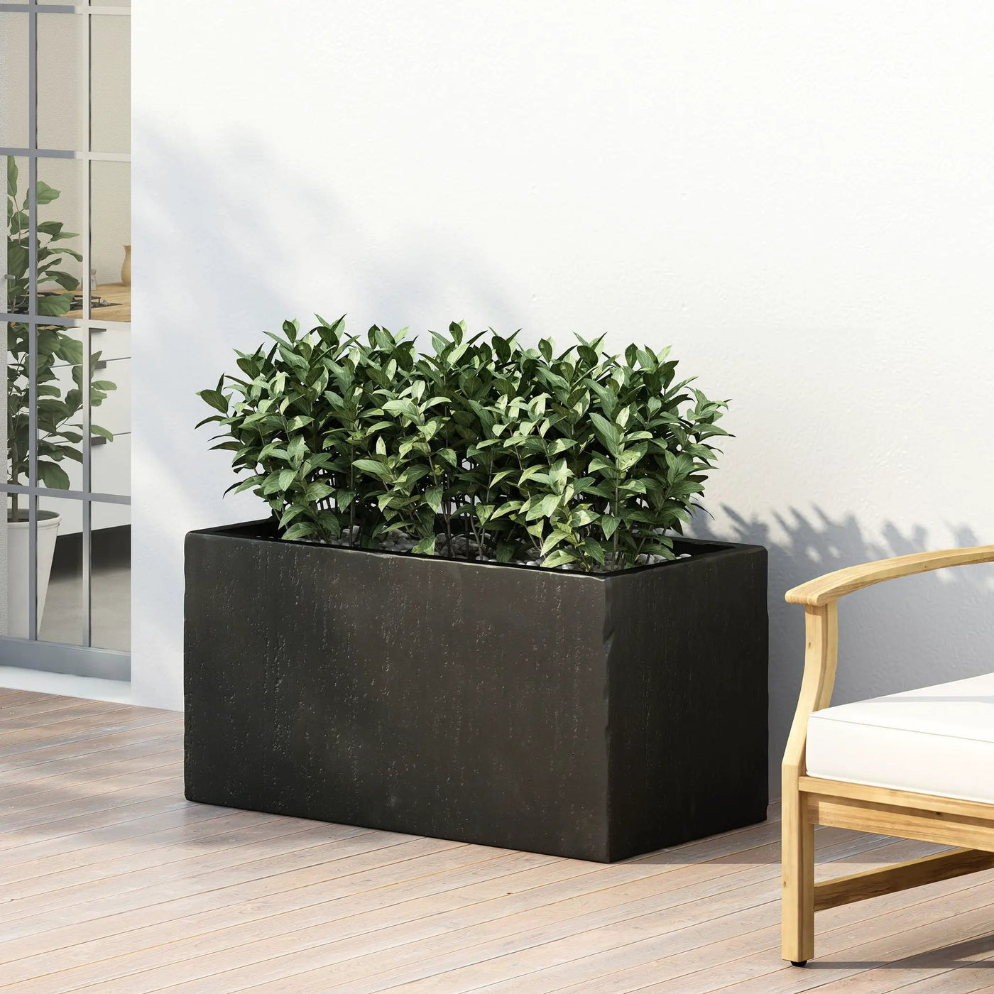 Modern Outdoor Planter by HouseOfZazla