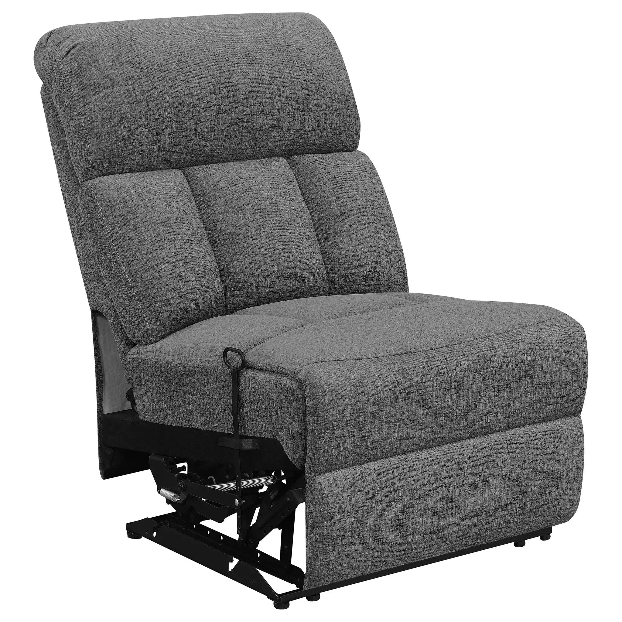 Bahrain 5-piece Upholstered Home Theater Seating Charcoal by Unique Piece Furniture