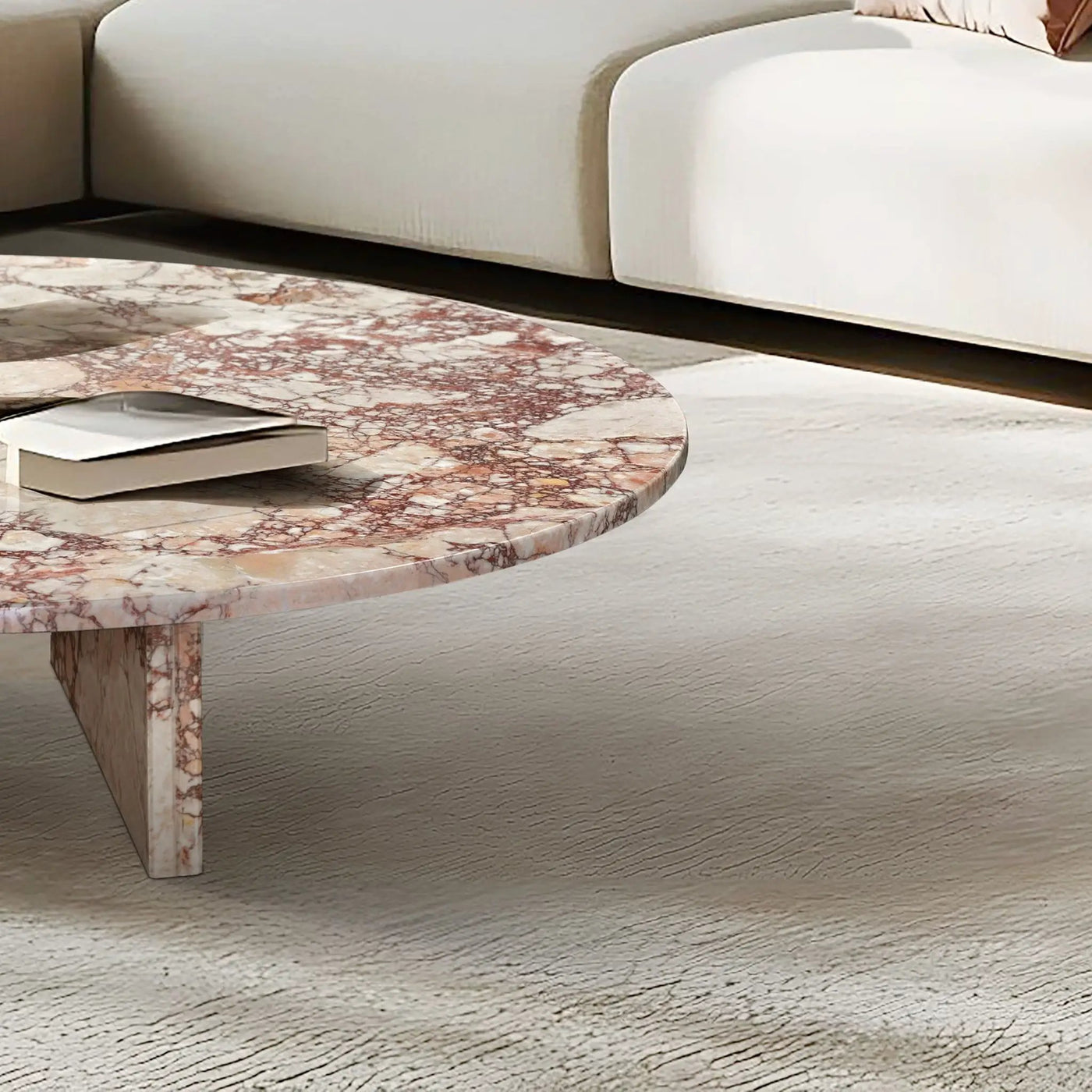 Luxury Coffee Table With Unique Veining, Unique Stone Design by HouseOfZazla