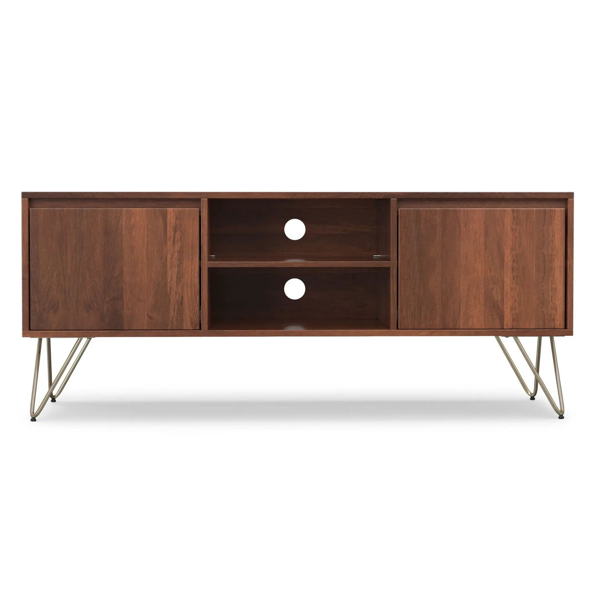 Hunter - TV Media Stand - Umber Brown Stain, photo 3 of 7