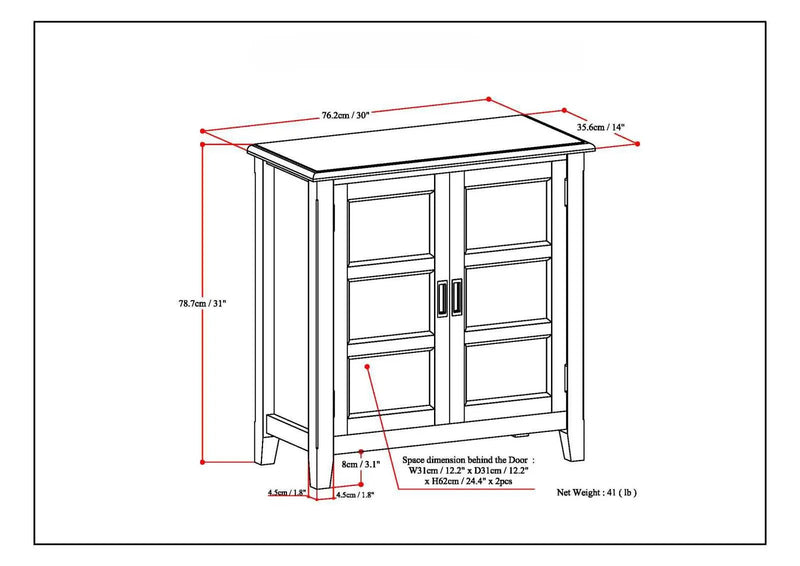 Burlington - Handcrafted Low Storage Cabinet by Unique Piece Furniture