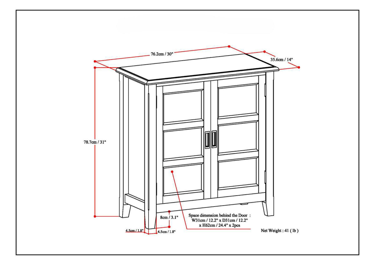 Handcrafted Low Storage Cabinet with Adjustable Shelves - Multiple Colors, photo 9 of 40