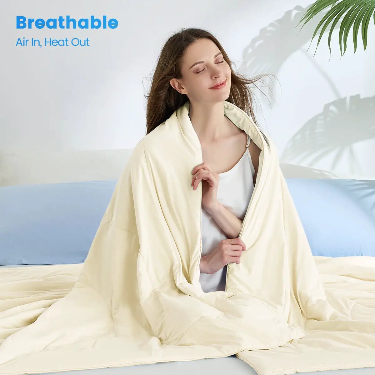 1-Piece 90x90" Cooling DA Comforter by HouseOfZazla