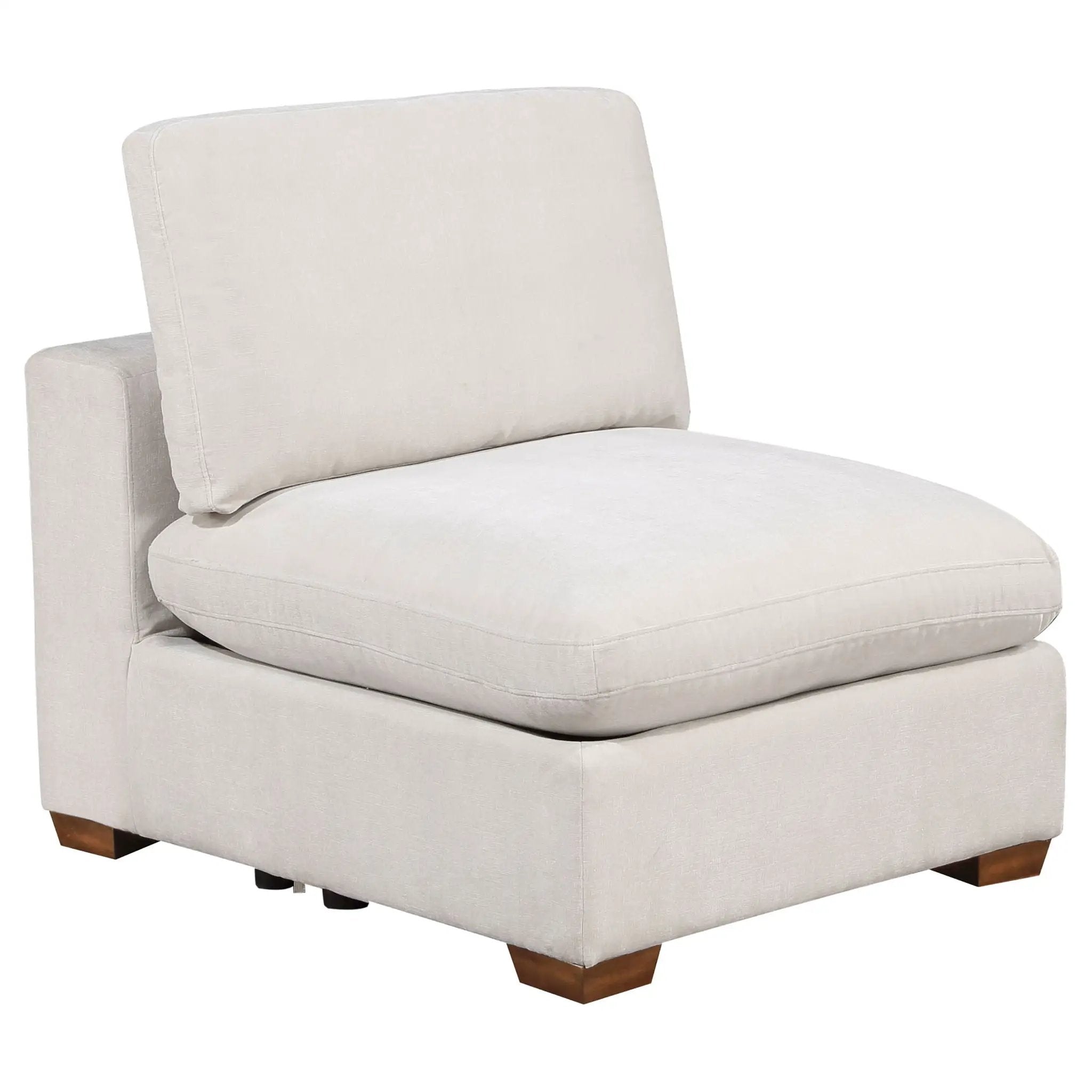 Lakeview 5-piece Upholstered Modular Sectional Sofa Ivory by Unique Piece Furniture