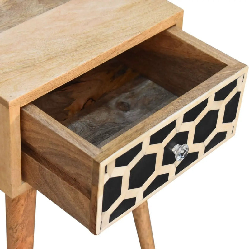 Inlay Bone Inlay Drawer Nightstand by HouseOfZazla
