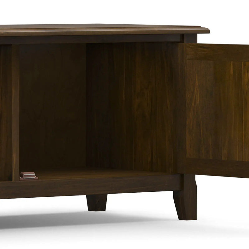 Burlington - Low TV Media Stand - Mahogany by HouseOfZazla