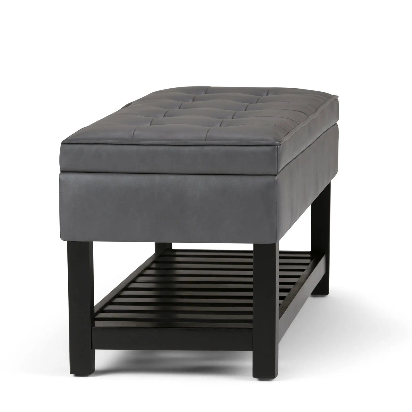 Cosmopolitan - Storage Ottoman Bench With Open Bottom by HouseOfZazla