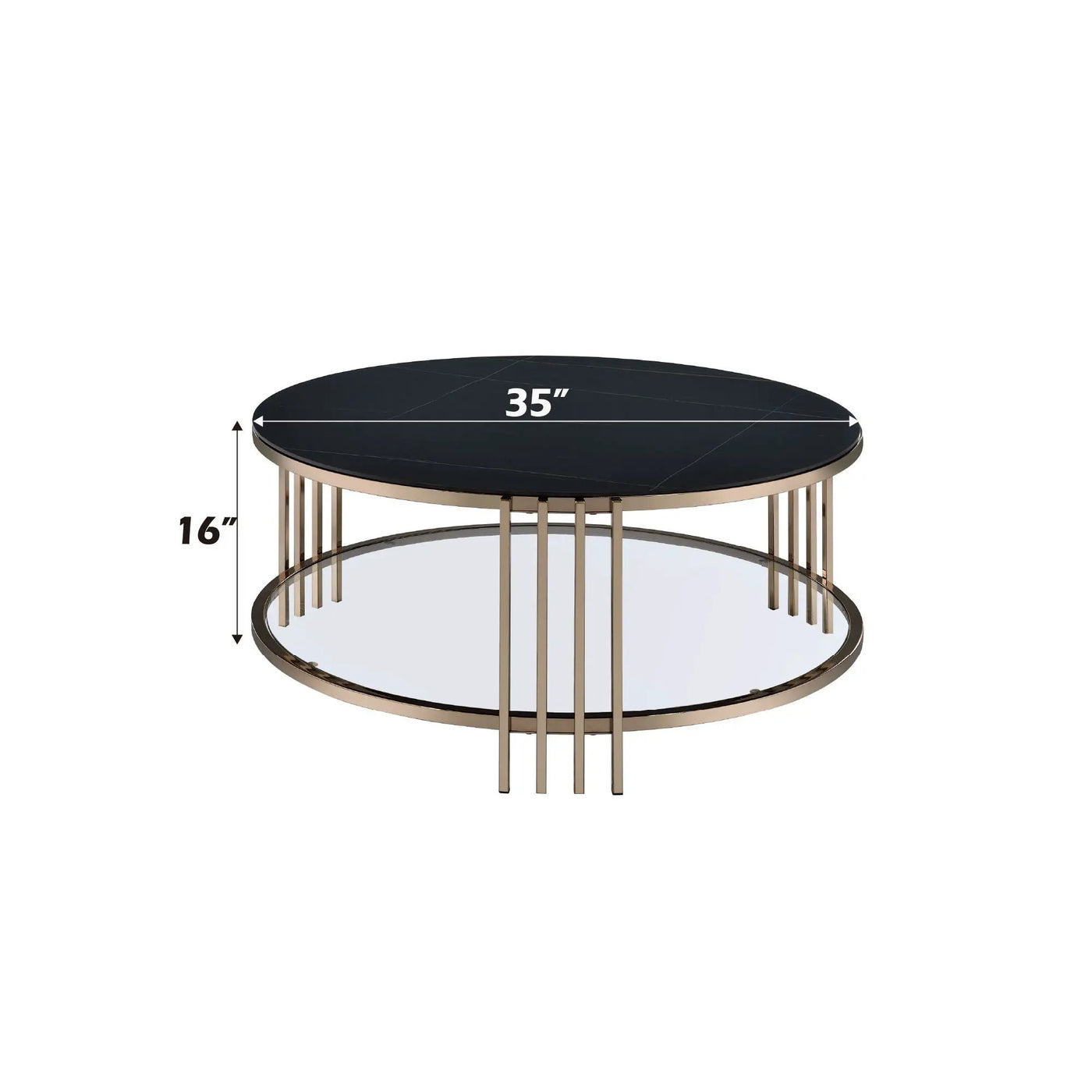 Abisha - Sintered Stone Top Round Tables by HouseOfZazla