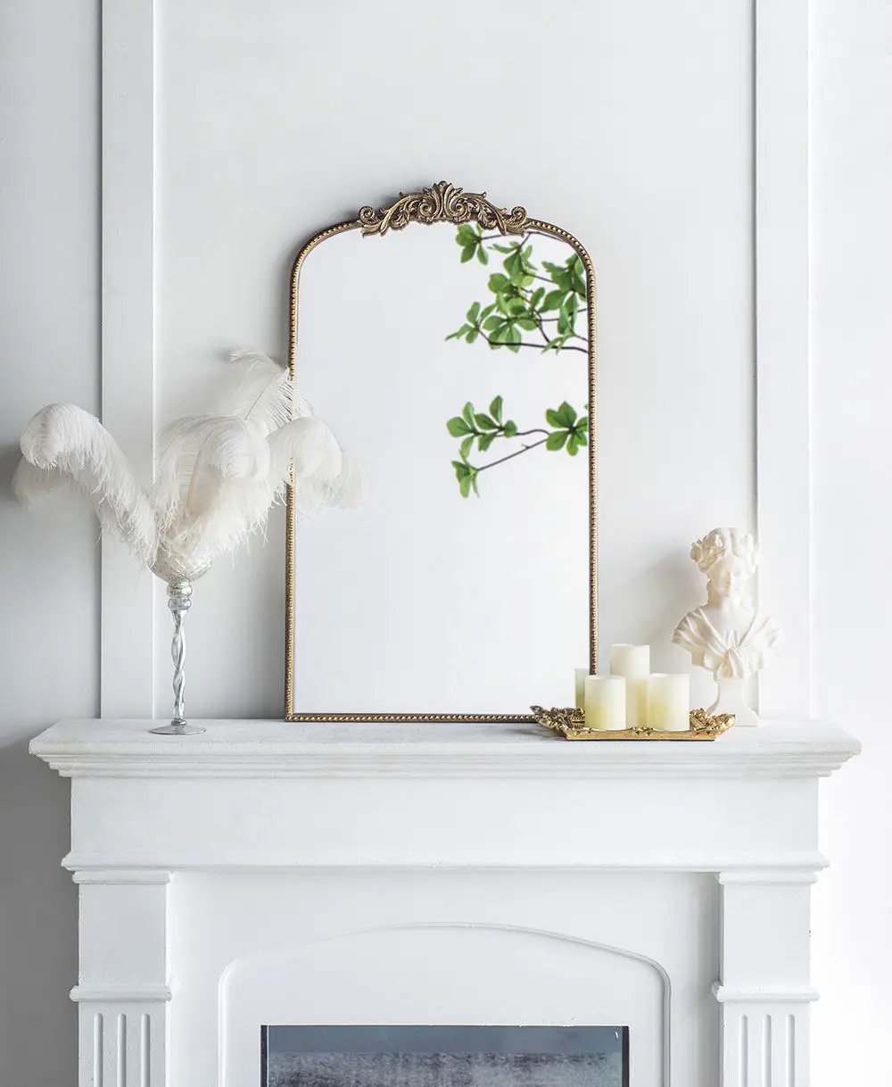 Arch Mirror, Baroque Inspired Wall Decor For Bathroom, Bedroom, Living Room by HouseOfZazla