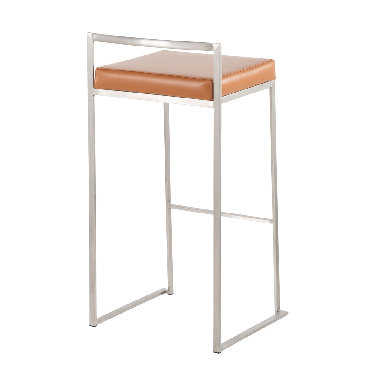 Contemporary Stackable Barstool with Padded Seat - Multiple Colors, photo 15 of 40