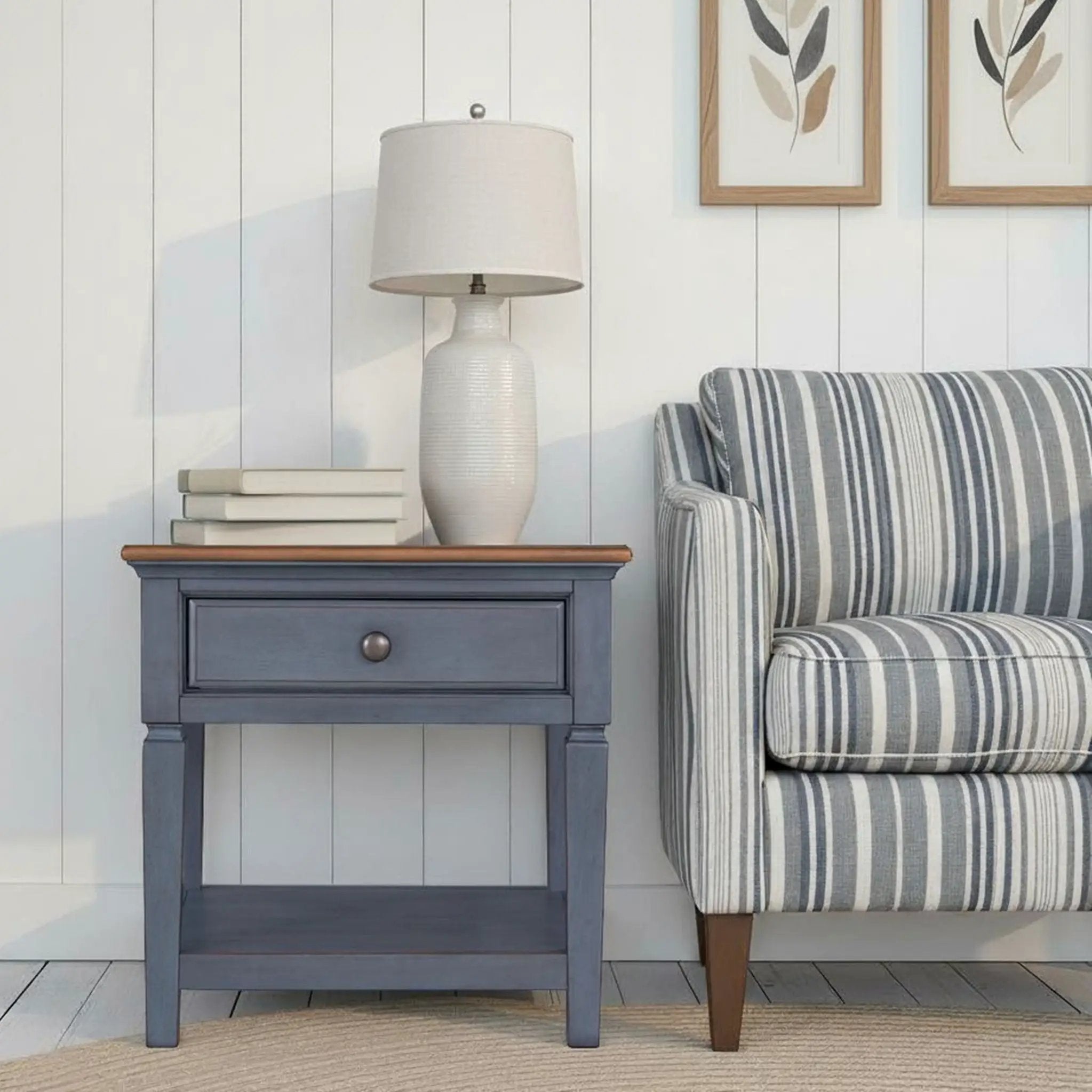 End Table - Blue by Unique Piece Furniture