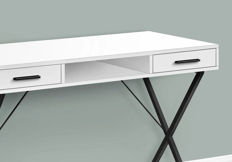 Contemporary Computer Desk with Storage Drawers by HouseOfZazla