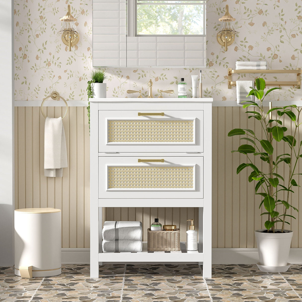 Modern Bathroom Vanity With Integrated Sink, photo 5 of 31