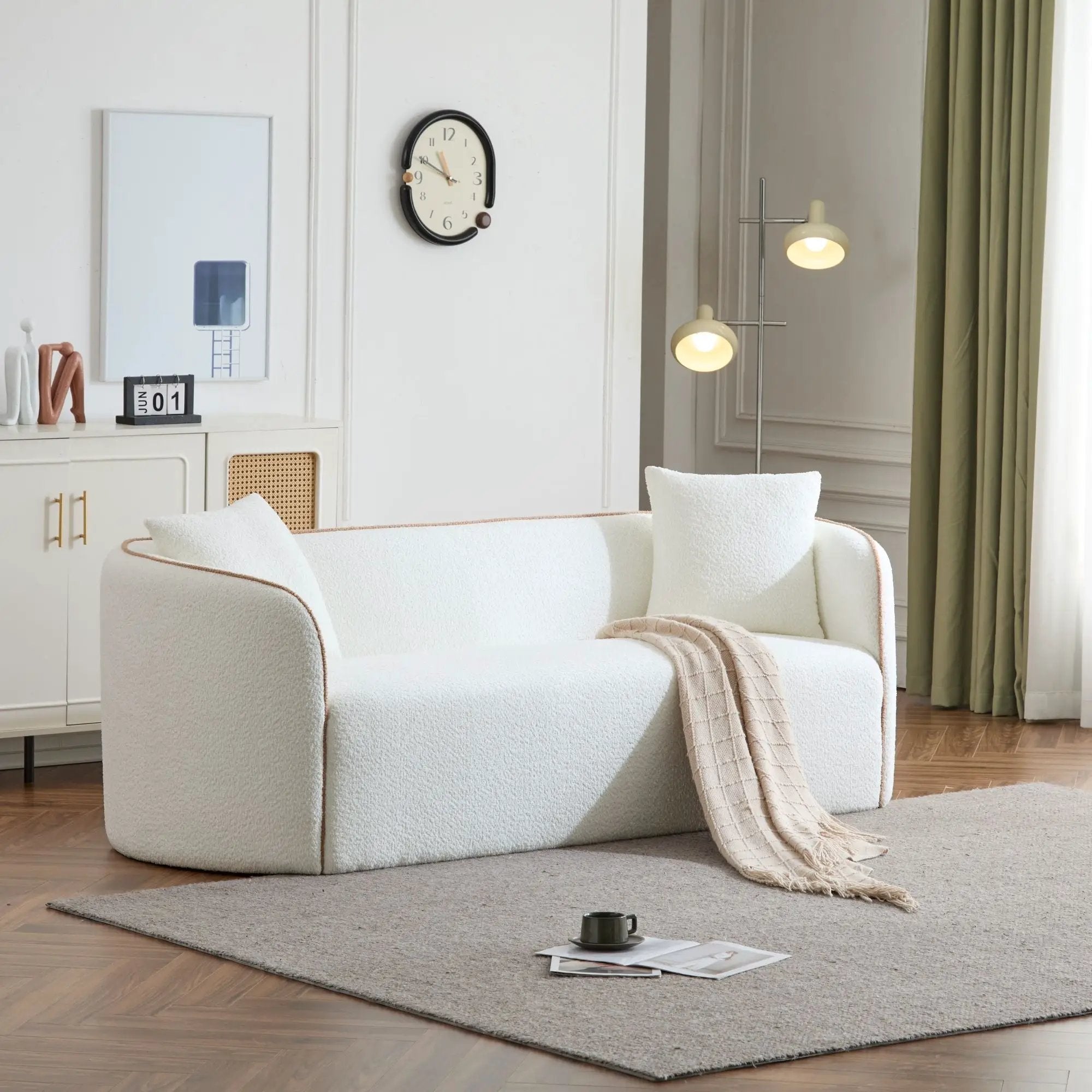 Coral - Curved Sofa, 3 Seater