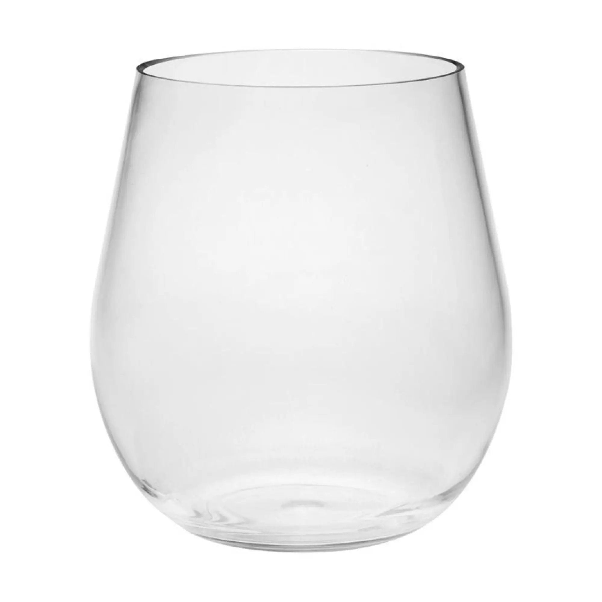 Halo - Oval Tritan Glasses Dof 18Oz, Bpa Free Plastic Water Tumblers (Set of 4) - Clear by HouseOfZazla