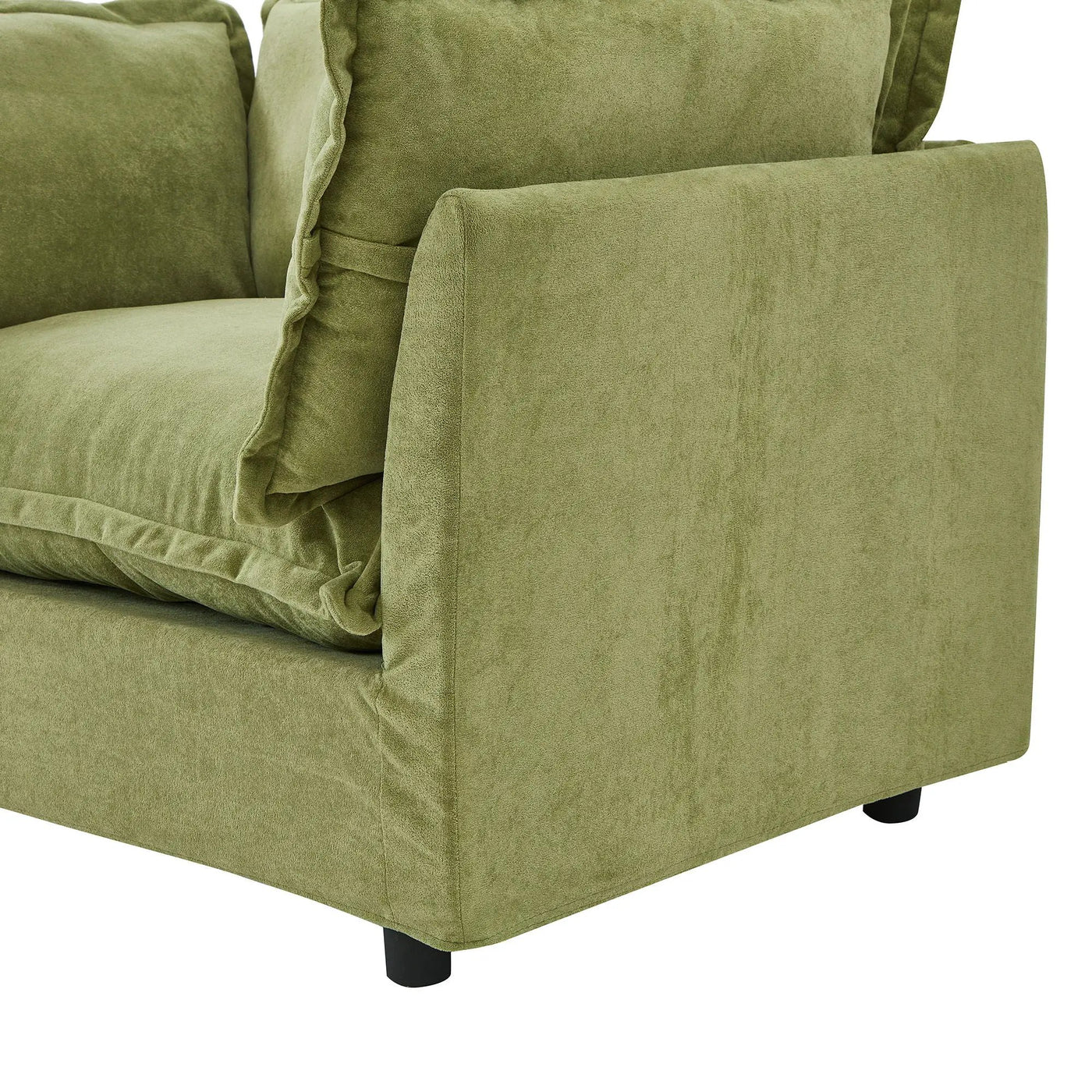Modern Armchair Sofa With Movable Ottoman by HouseOfZazla