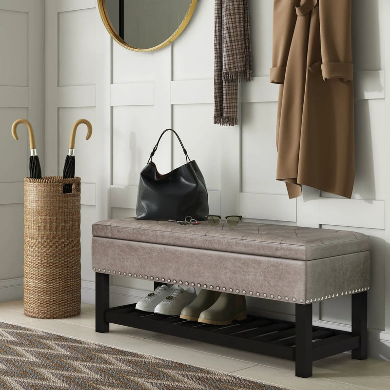 Lomond - Upholstered Storage Ottoman Bench by Unique Piece Furniture