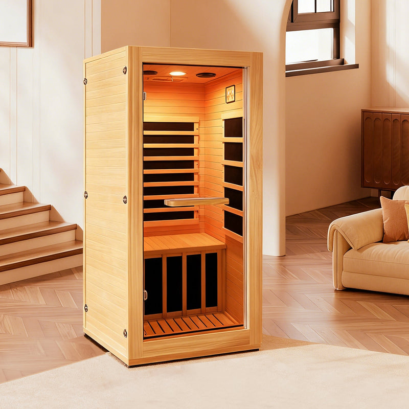 infrared sauna room single room by HouseOfZazla