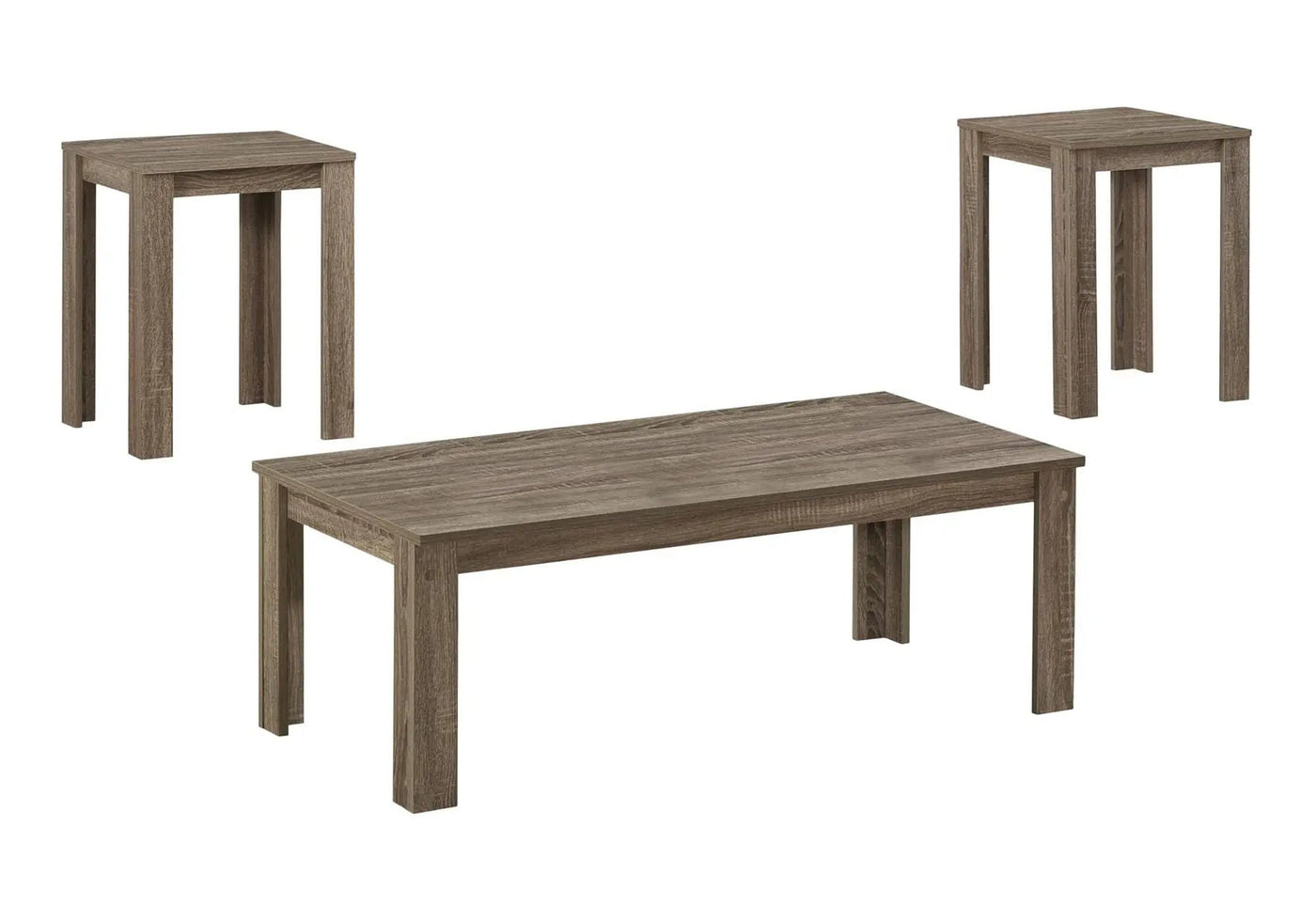 Table Set, Coffee, End, Side, Accent For Living Room Transitional (Set of 3) by HouseOfZazla