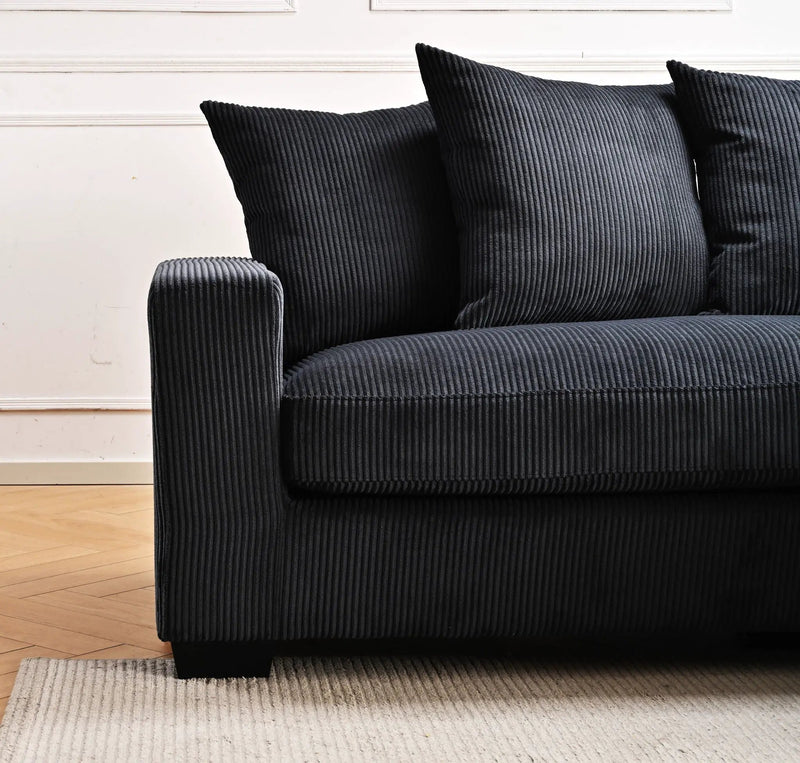 Luxe - Oversized 2 Piece Sectional Couches For Living Room, L Shaped Sofa With Chaise by HouseOfZazla