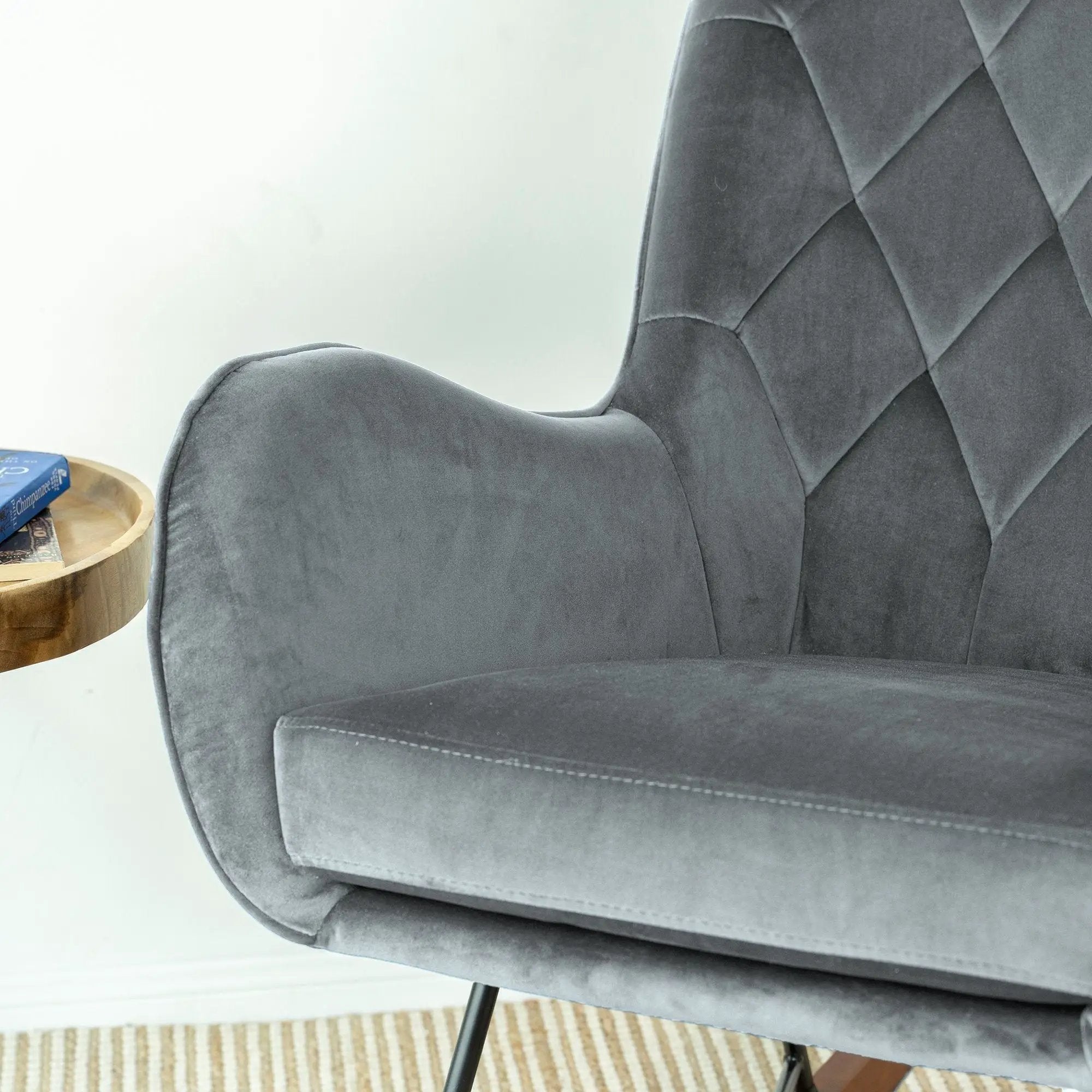 Hannah - Rocking Chair - Gray by Unique Piece Furniture