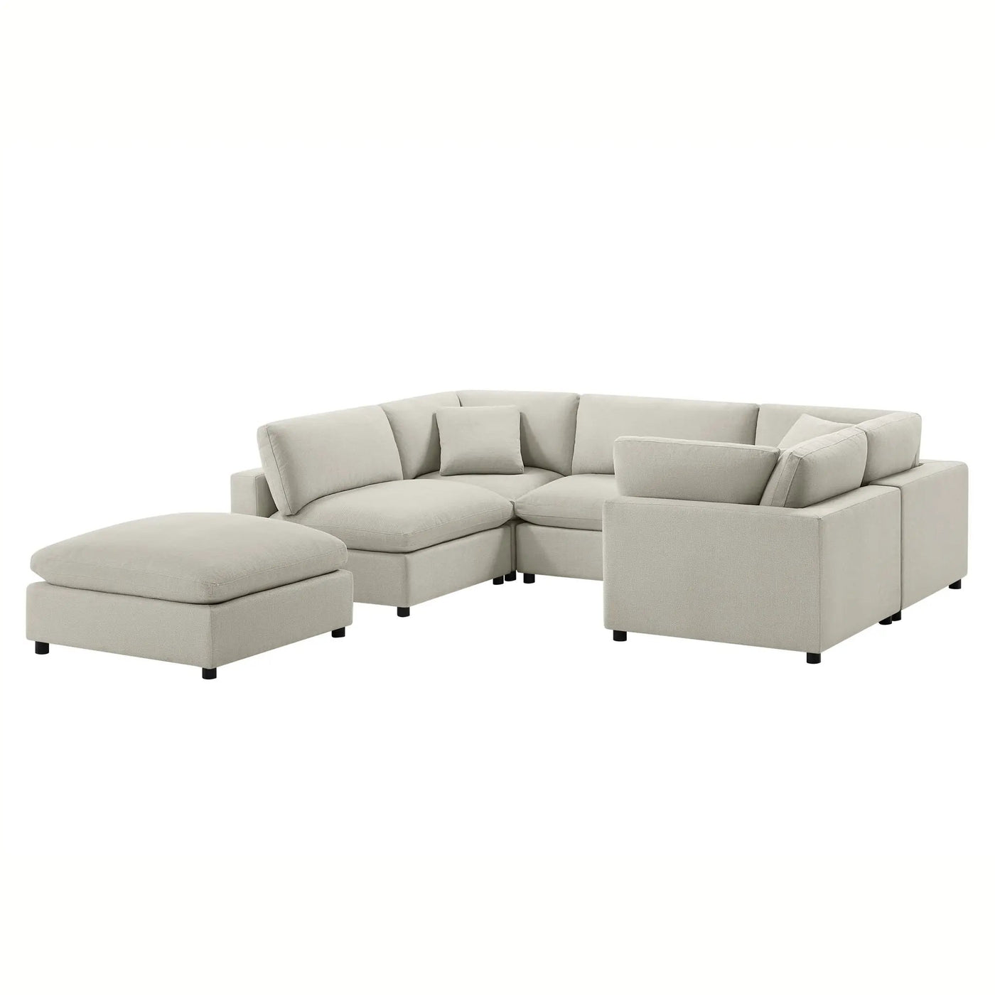 Cassandra - Sofa With Ottoman by HouseOfZazla
