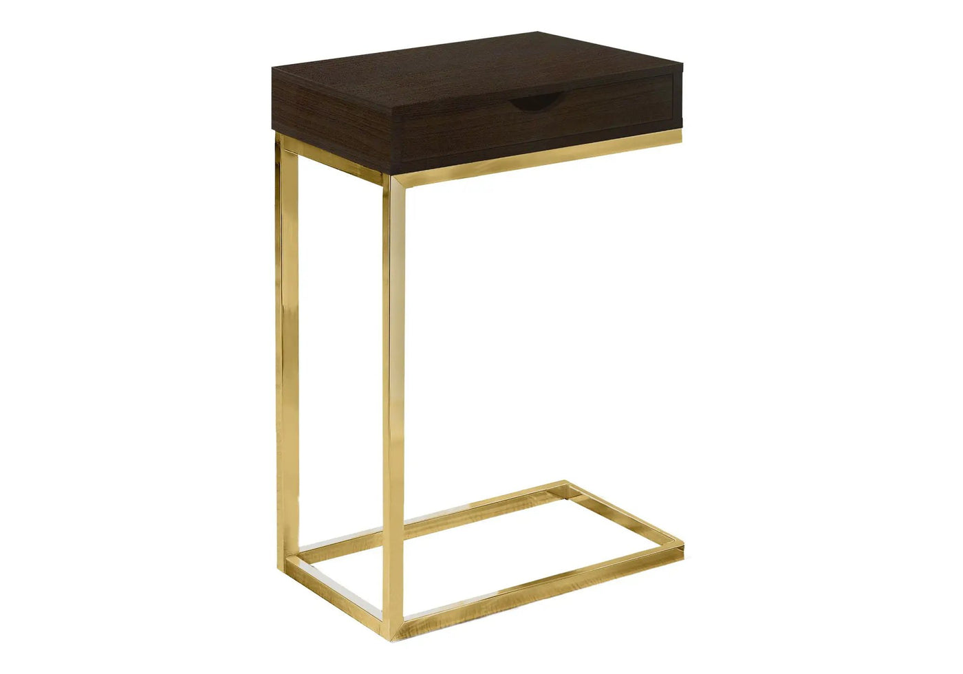 Accent Table, C - Shaped Contemporary & Modern Elegant Design by Unique Piece Furniture