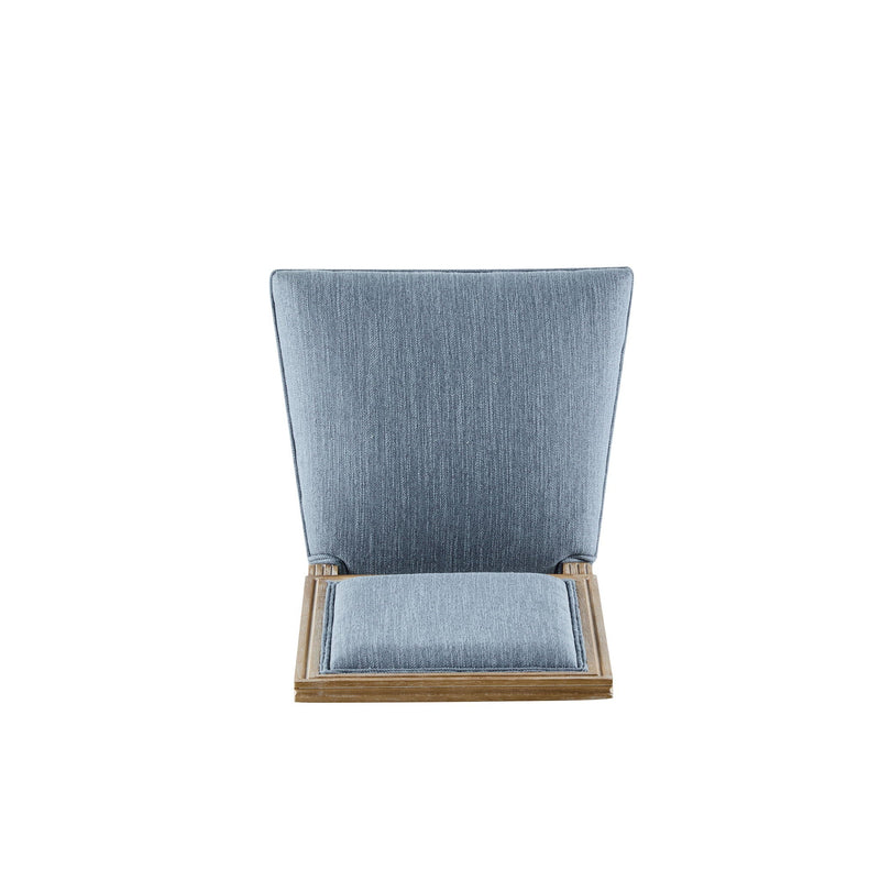 French Country Style Dining Chair With Upholstered Seating And Fluted Legs by HouseOfZazla