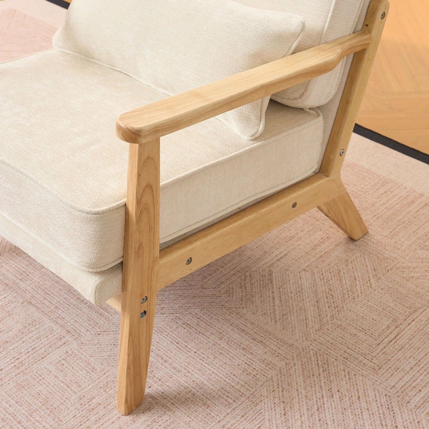 Living Room Chair With Lumbar Pillow by HouseOfZazla