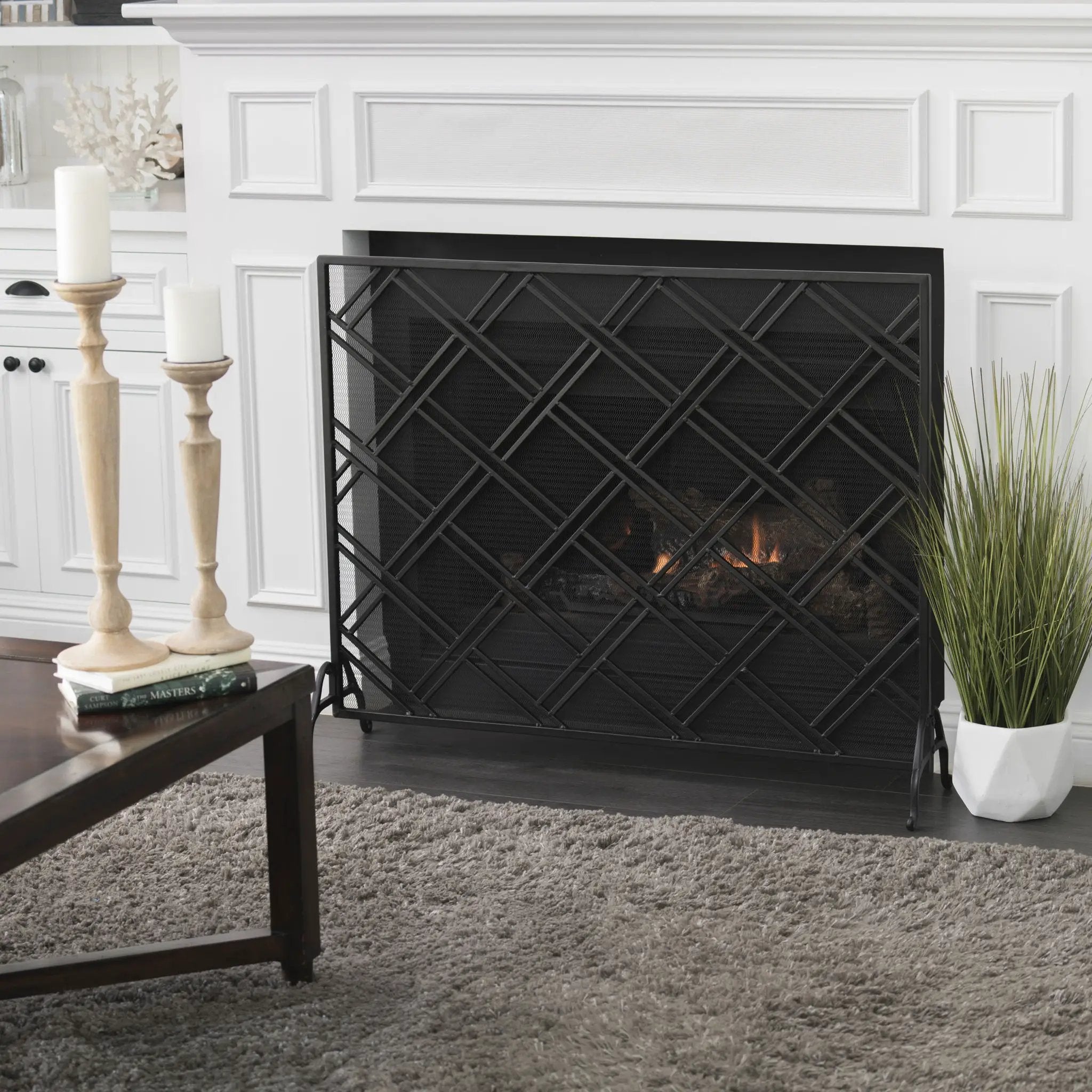 Elegant Design Fire Screen Protective Barrier by HouseOfZazla