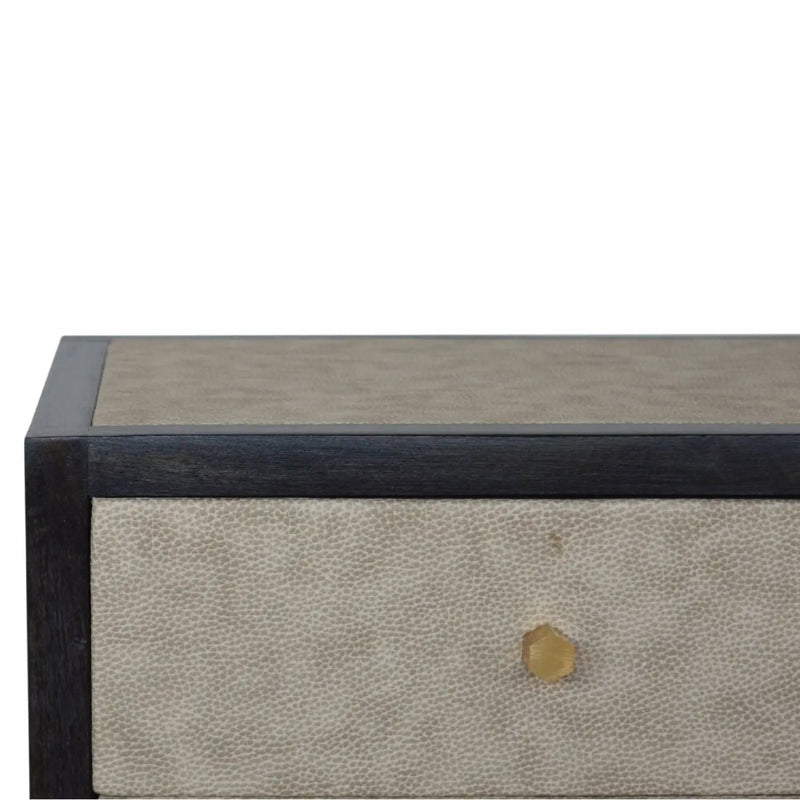 Nightstand, 3 Drawer - Black by HouseOfZazla
