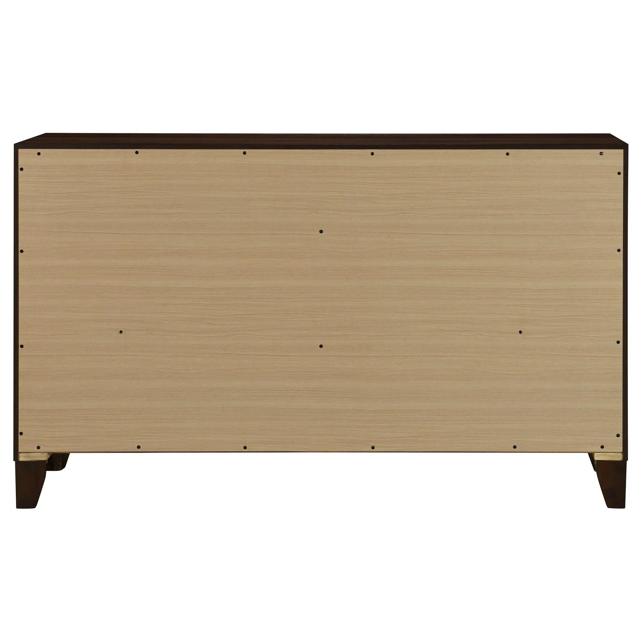 Welsley 6-drawer Dresser Cabinet Walnut by Unique Piece Furniture