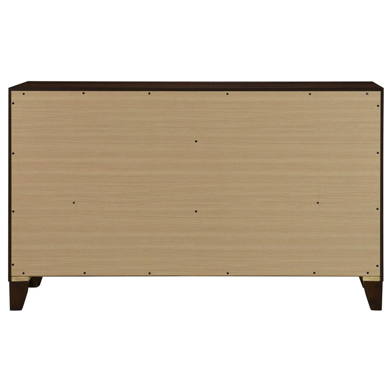 Welsley 6-drawer Dresser Cabinet Walnut by Unique Piece Furniture