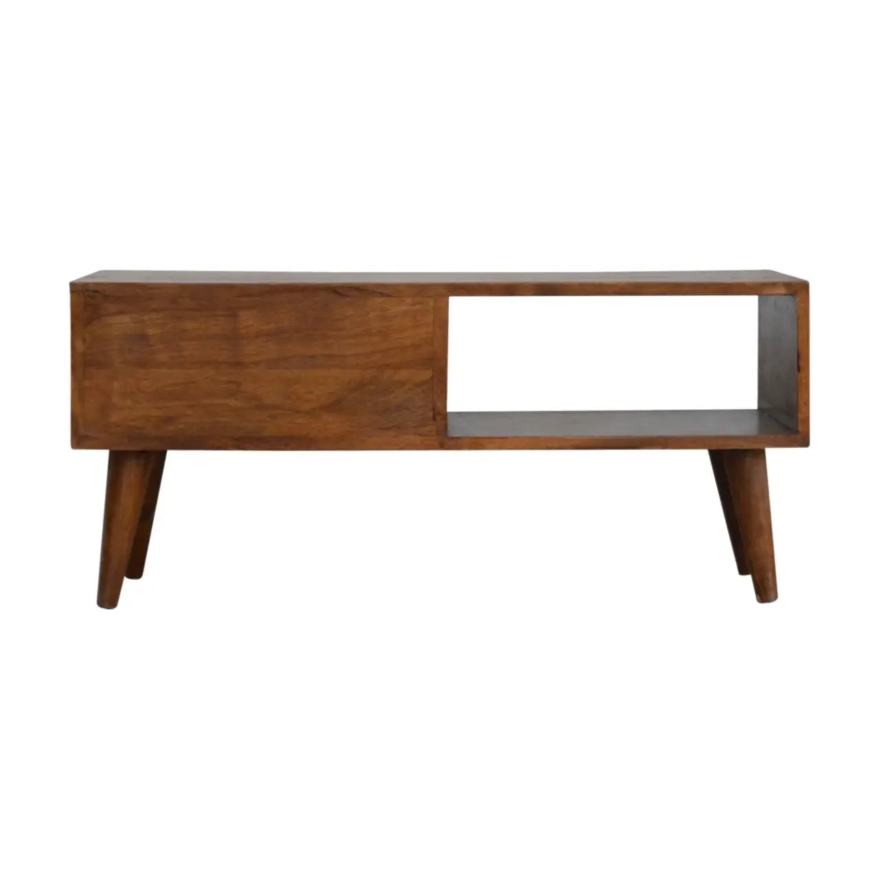 Prism Sliding Media Unit - Chestnut by HouseOfZazla