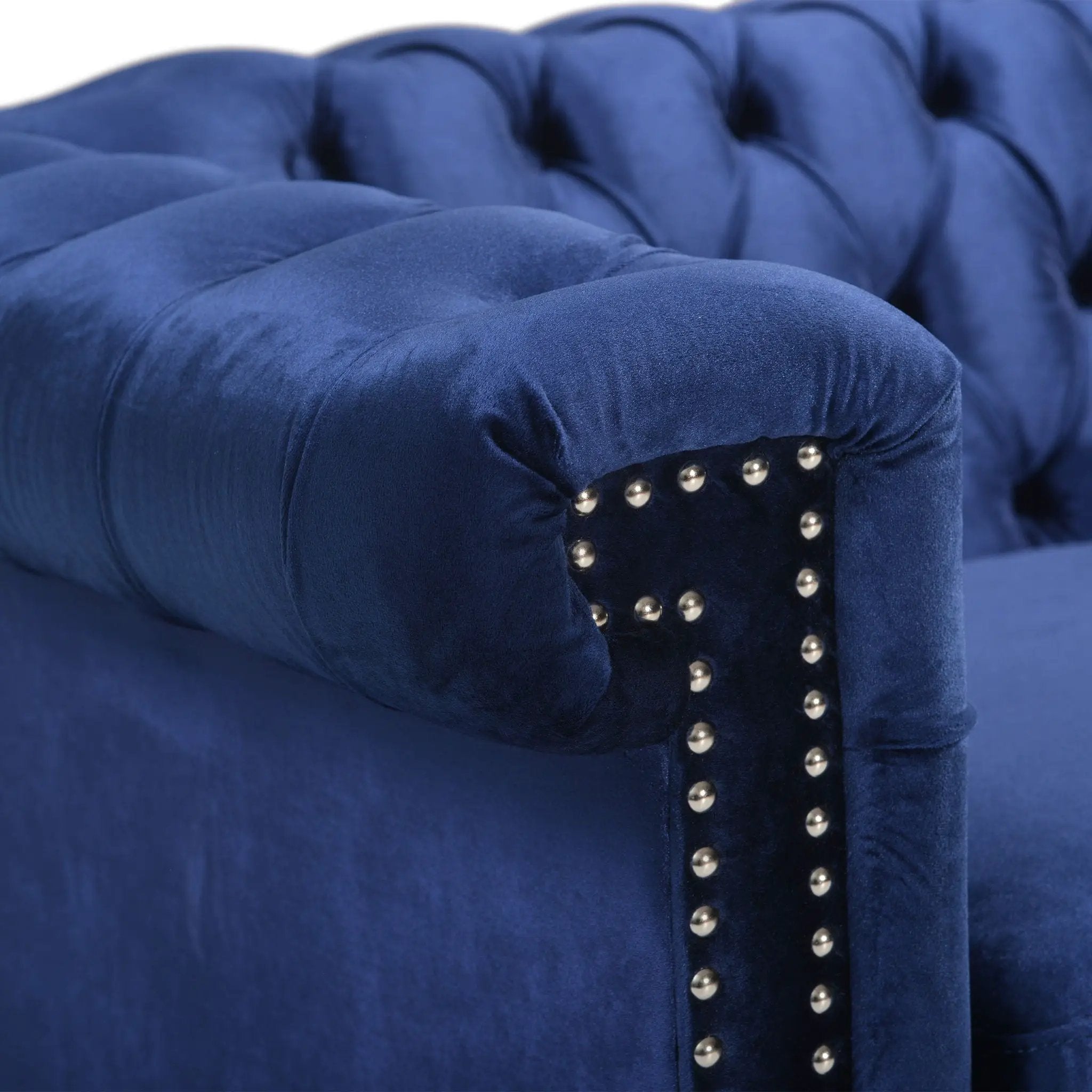 Chesterfield Style 3 Seater Sofa With Deep Button Tufting by HouseOfZazla