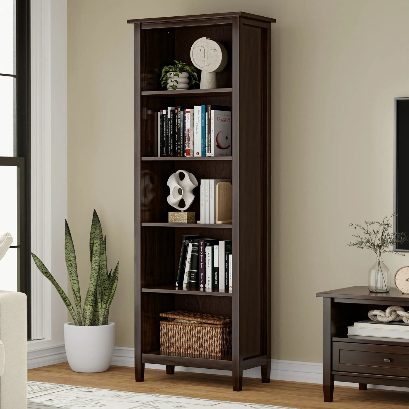 Warm Shaker - 5 Shelf Bookcase by HouseOfZazla