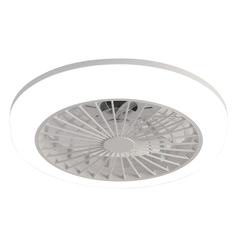 Bladeless Ceiling Fan With Light And Remote Control - White by Unique Piece Furniture