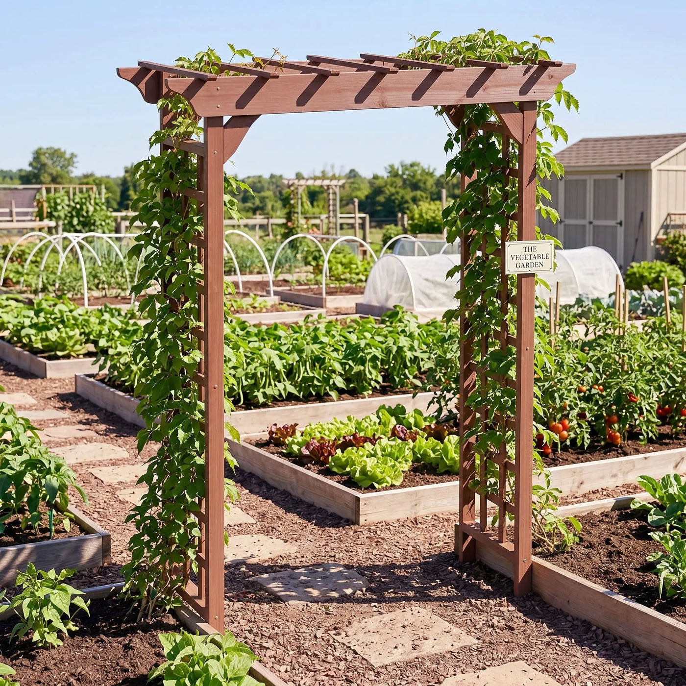 Wedding Arbor With Trellis Design by HouseOfZazla