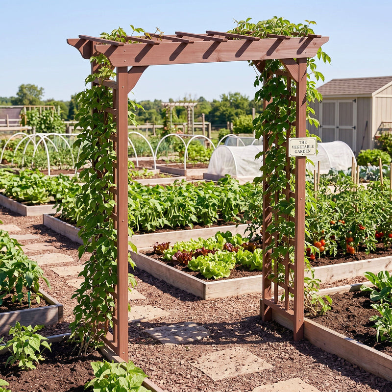 Wedding Arbor With Trellis Design by HouseOfZazla
